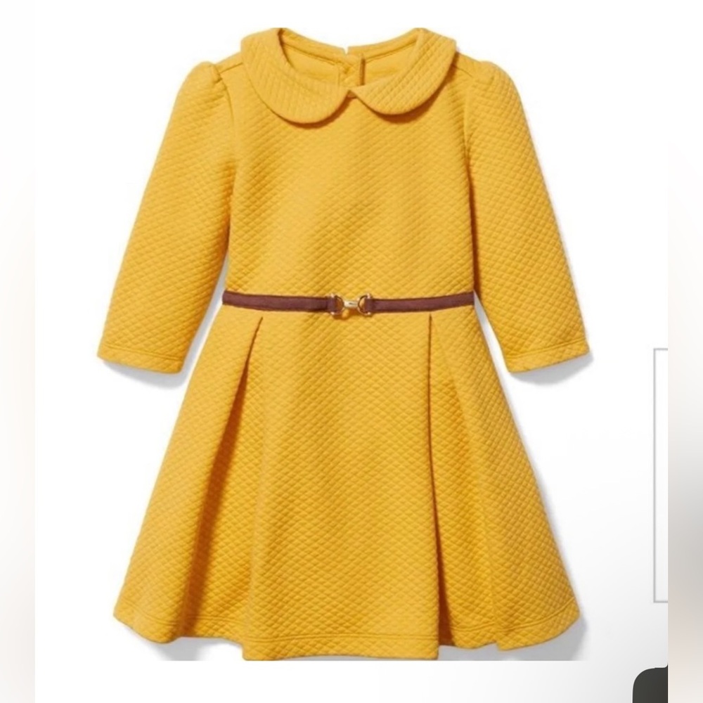 Janie and Jack equestrian line, collared quilted  6-12 dress.